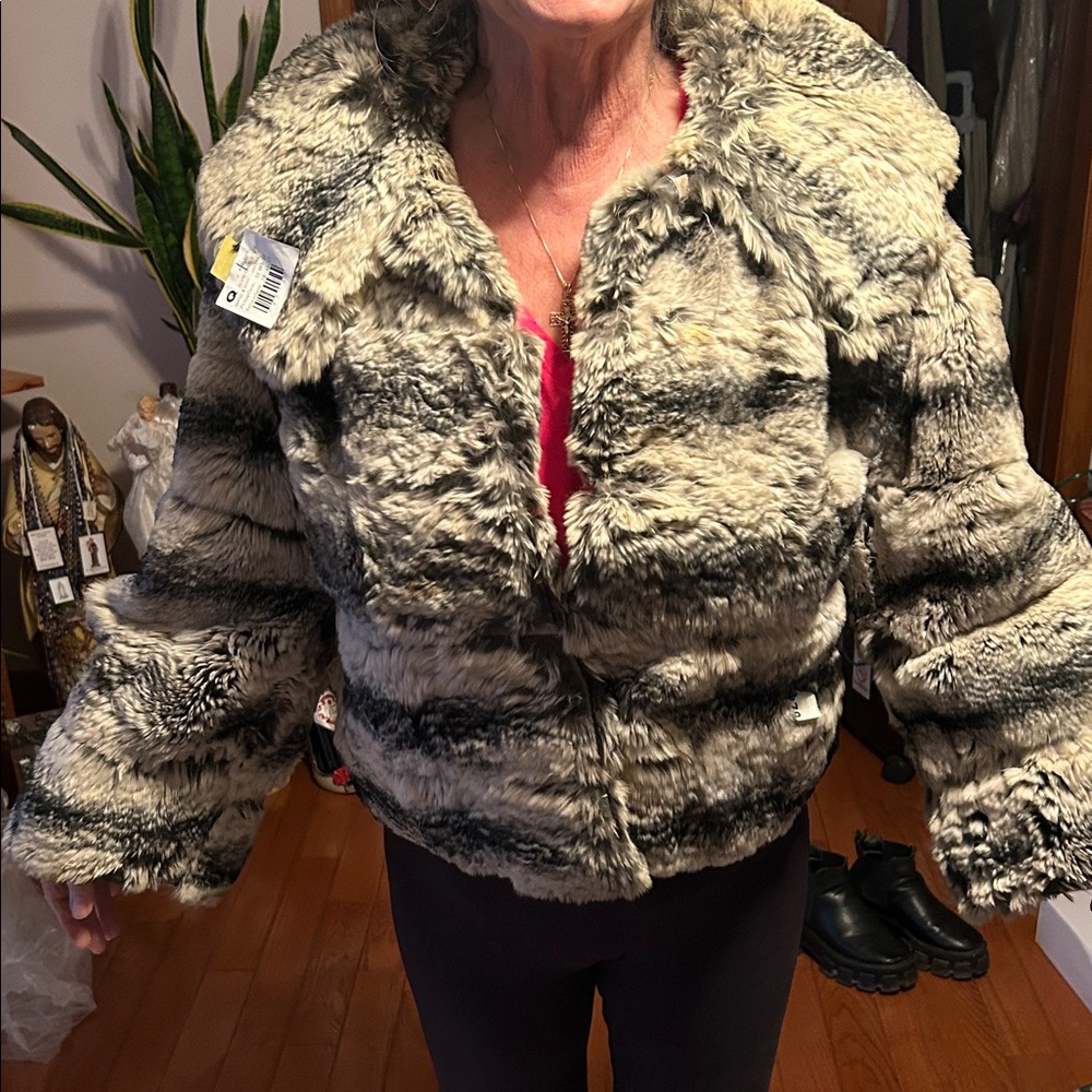 Vintage Chinchilla Fur Jacket